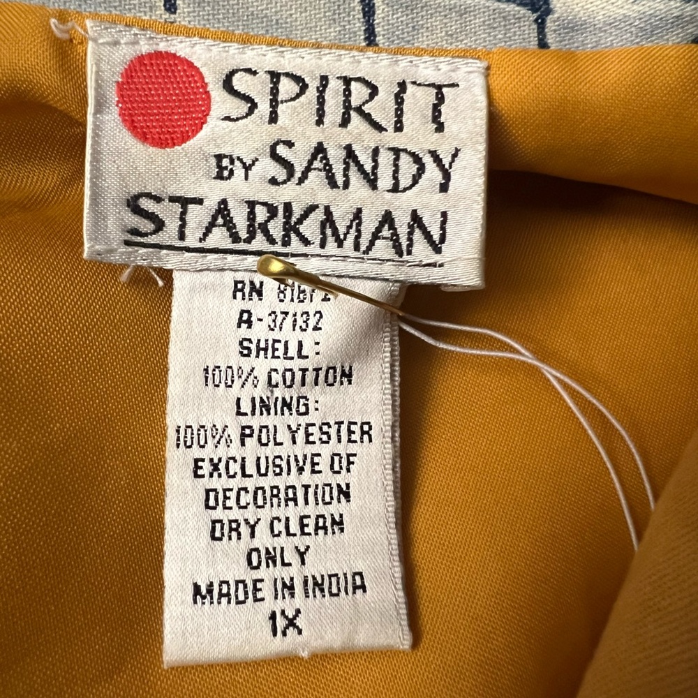 Artistic Spirit By Sandy Starkman Denim Jacket - Picture 6 of 6
